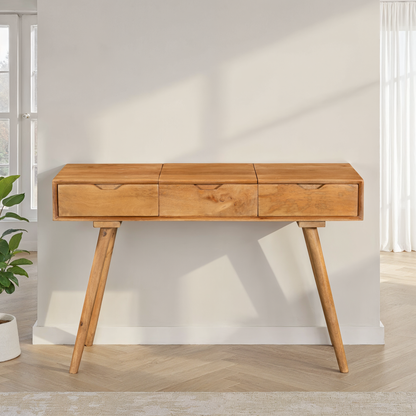 Console en bois de manguier, 120x48xH76CM