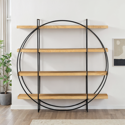 Étagère en bois de manguier, 175x40xH180CM Olivia