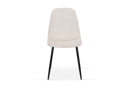 Chaise en tissu velours côtelé, 53x44xH87CM-KAYLA