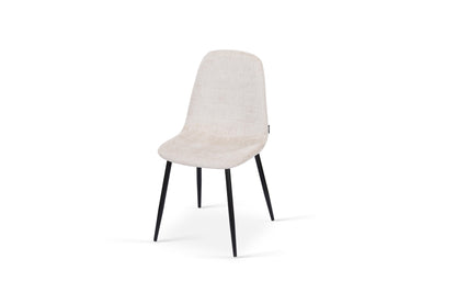 Chaise en tissu velours côtelé, 53x44xH87CM-KAYLA