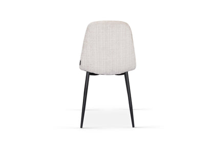 Chaise en tissu velours côtelé, 53x44xH87CM-KAYLA