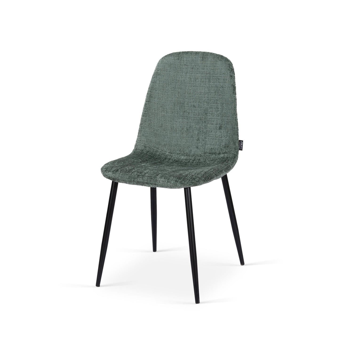 Chaise en tissu velours côtelé, 53x44xH87CM-KAYLA