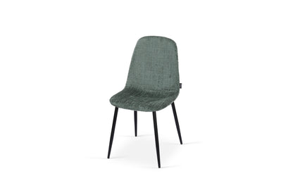 Chaise en tissu velours côtelé, 53x44xH87CM-KAYLA