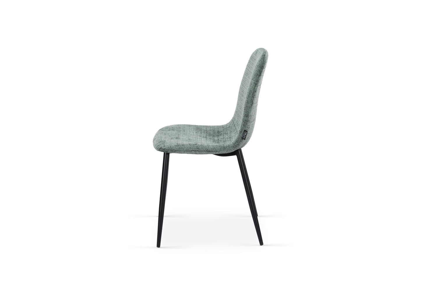 Chaise en tissu velours côtelé, 53x44xH87CM-KAYLA