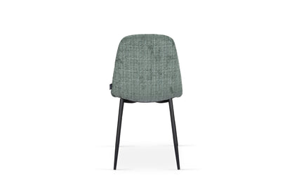Chaise en tissu velours côtelé, 53x44xH87CM-KAYLA