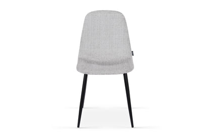 Chaise en tissu velours côtelé, 53x44xH87CM-KAYLA
