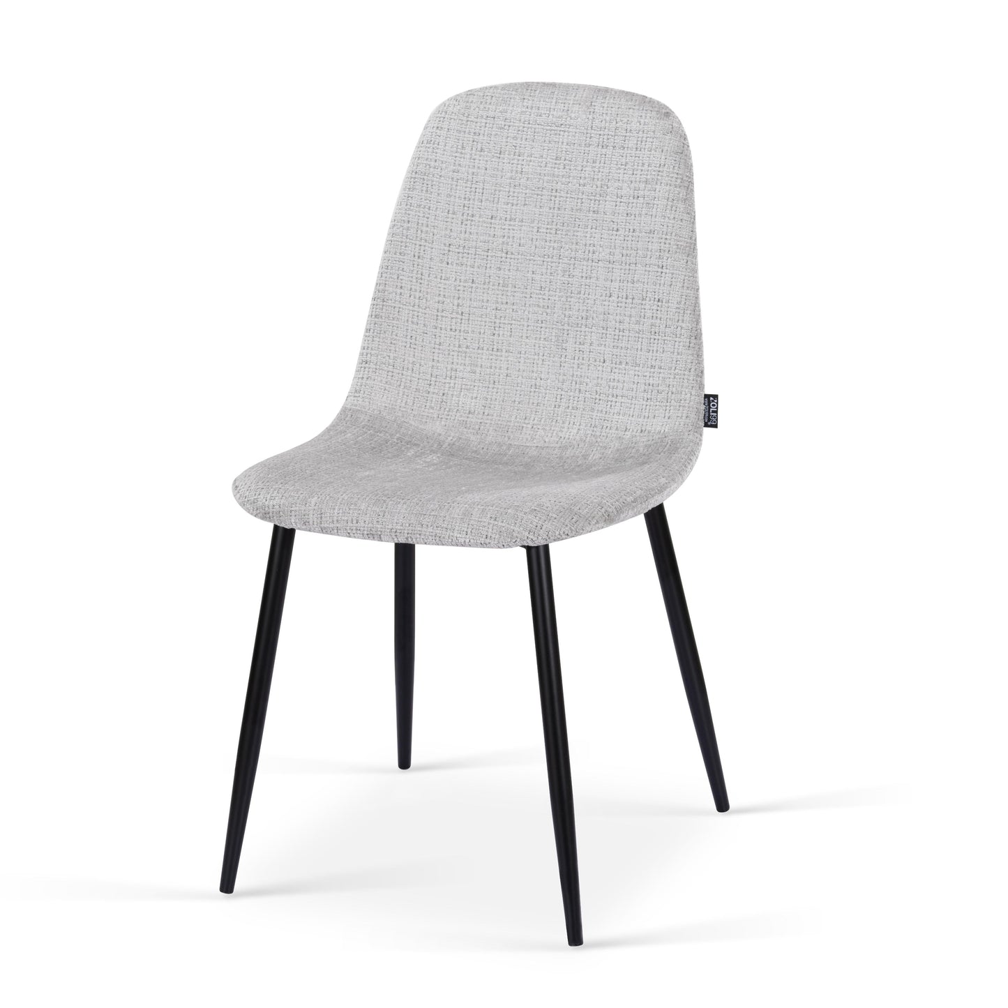 Chaise en tissu velours côtelé, 53x44xH87CM-KAYLA