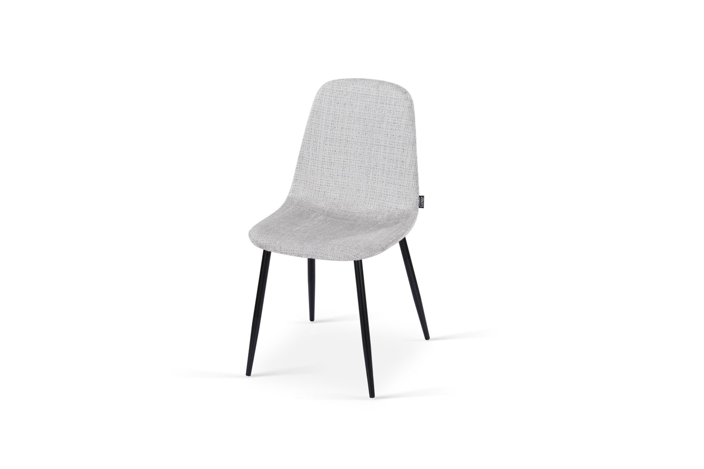 Chaise en tissu velours côtelé, 53x44xH87CM-KAYLA