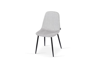 Chaise en tissu velours côtelé, 53x44xH87CM-KAYLA