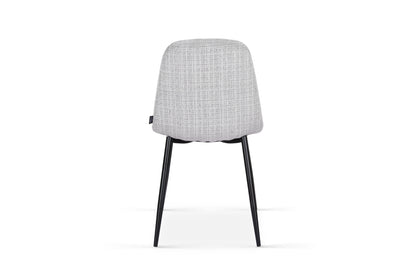 Chaise en tissu velours côtelé, 53x44xH87CM-KAYLA
