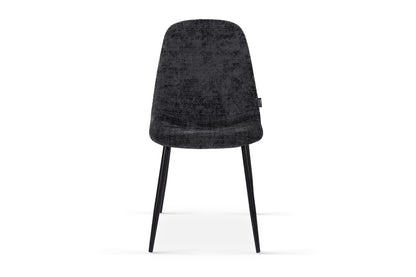 Chaise en tissu velours côtelé, 53x44xH87CM-KAYLA