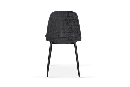 Chaise en tissu velours côtelé, 53x44xH87CM-KAYLA