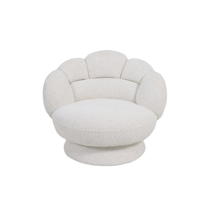 Fauteuil en tissu anti tache, 109x102xH81CM - KALINA