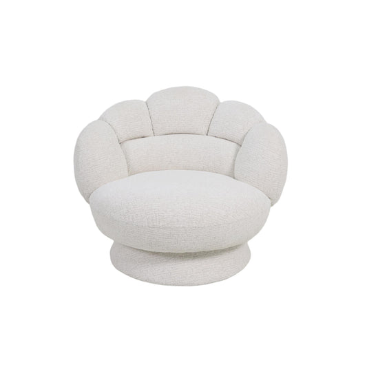 Fauteuil en tissu anti tache, 109x102xH81CM - KALINA