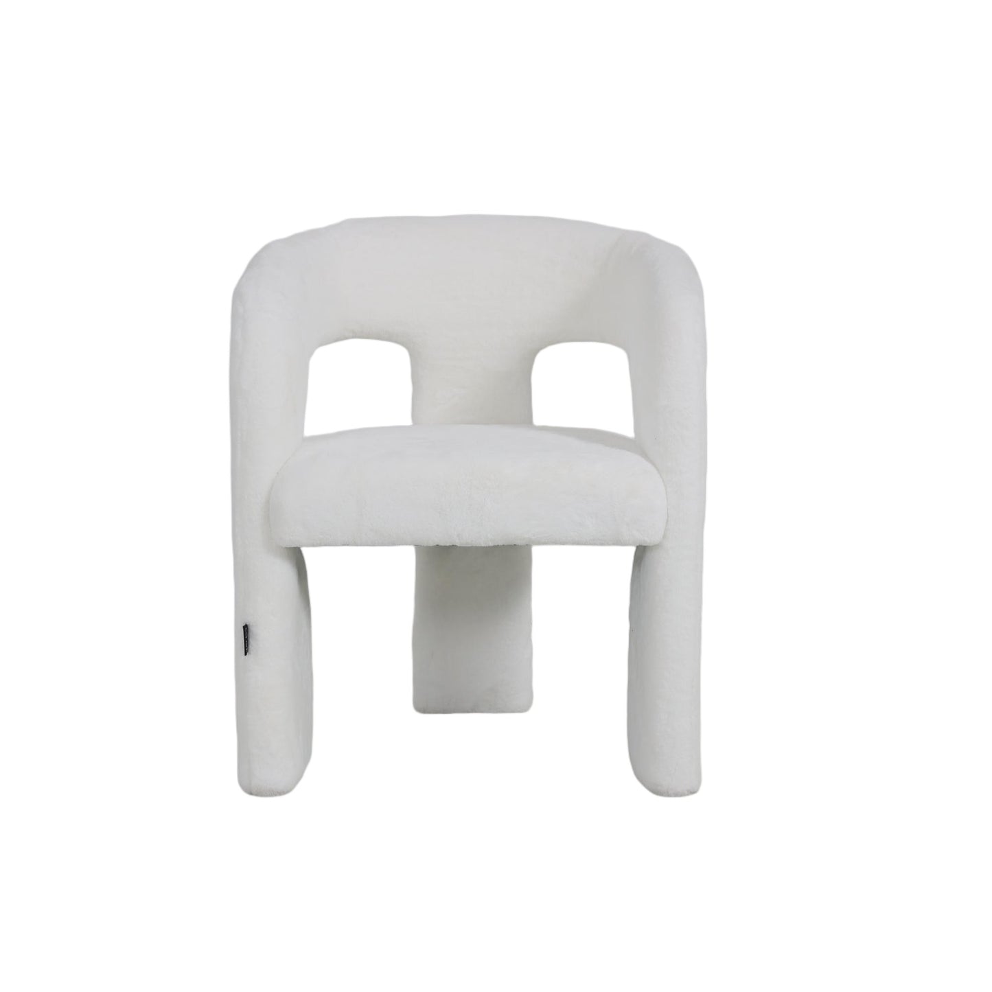 Fauteuil en tissu anti tache, 59,5x52xH74CM - EVELIA