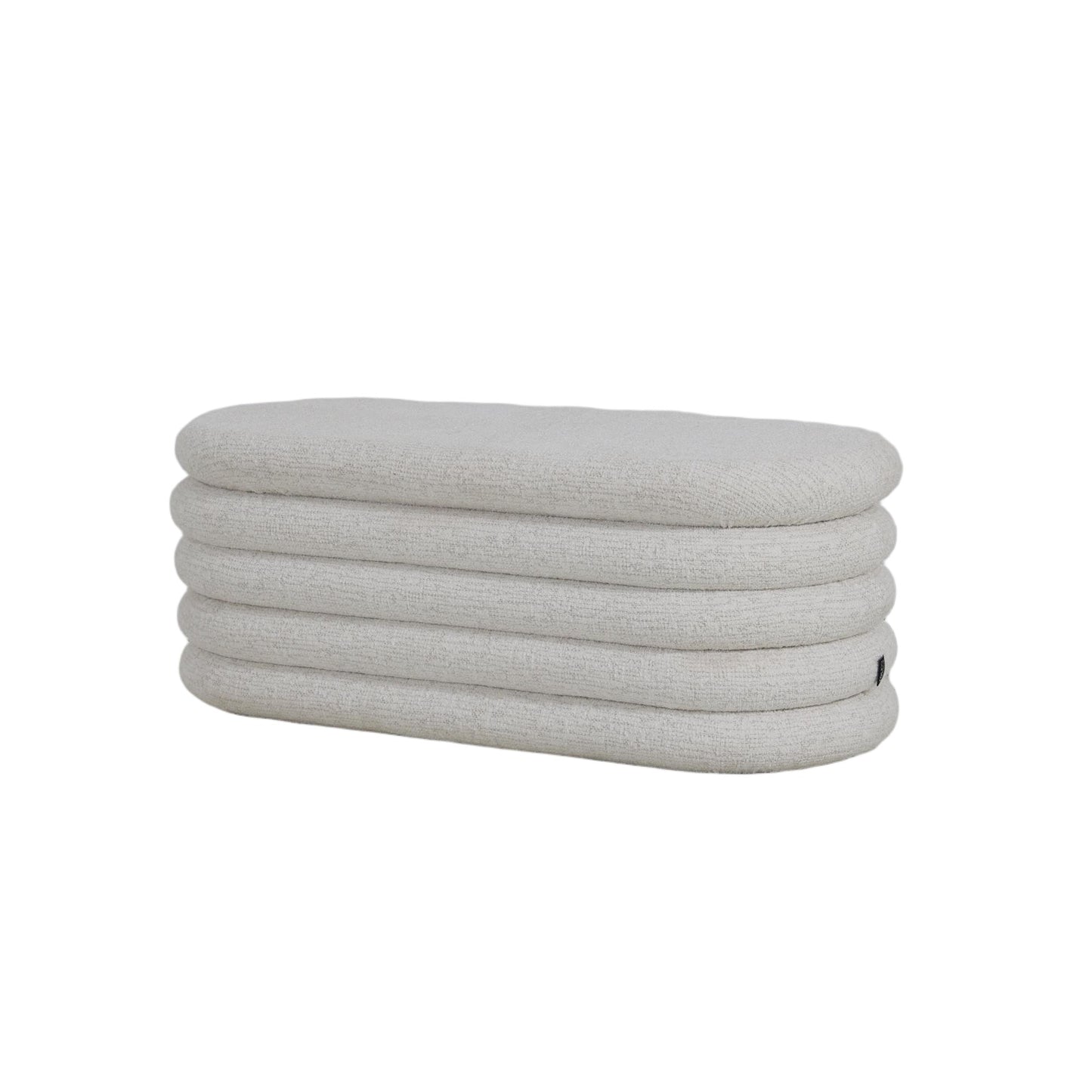 Pouf en tissu anti tache, 115x48,5xH44,5CM - RHEA