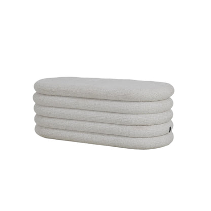 Pouf en tissu anti tache, 115x48,5xH44,5CM - RHEA