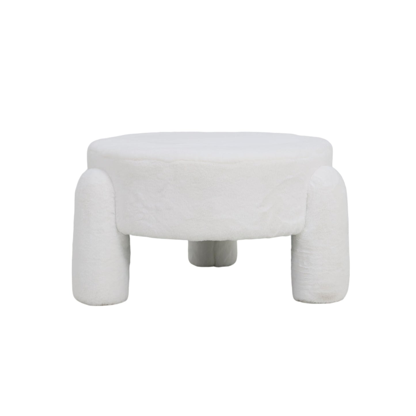 Pouf en tissu anti tache - VIVIA