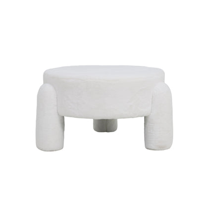 Pouf en tissu anti tache - VIVIA