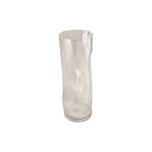 Vase en verre, D12xH30CM - MOLI