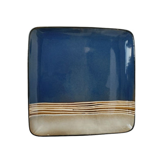 Assiette plate en céramique, D28cm - JULIA