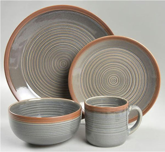 Assiette plate en céramique, D28cm - ZANIA