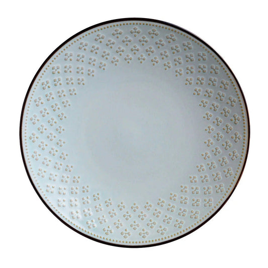 Assiette plate en céramique, D28cm - INESSE