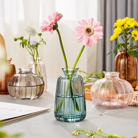 Vase en verre, D7xH11CM - NAVY