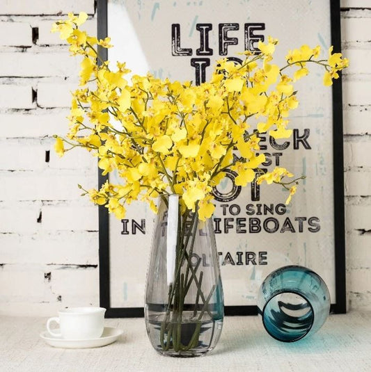 Vase en verre, D14xH25CM - HORTENSE
