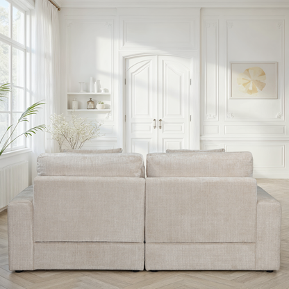 Canapé en tissu, H82CM - VITO