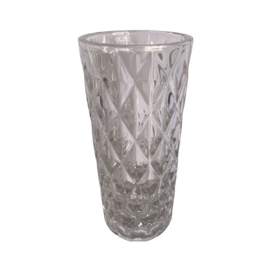 Vase en verre transparent D11,2xH24,5 cm