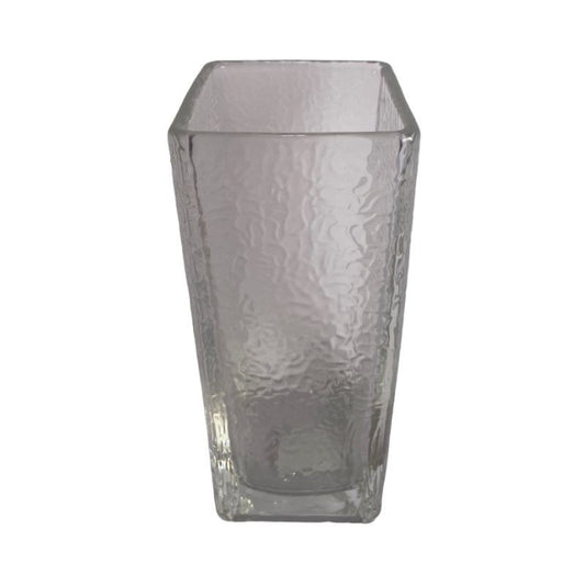Vase en verre 8x8xH19,3 cm