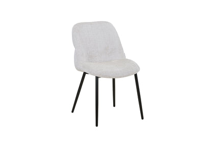 Chaise en tissu anti tache, 50x61,5xH84CM - NELIA