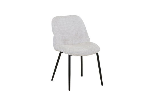 Chaise en tissu anti tache, 50x61,5xH84CM - NELIA