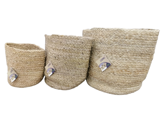 Panier rangement en jute, D25XH25 - SNOW