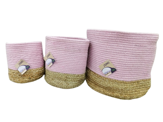 Panier rangement en jute, D30XH30 - SNOW