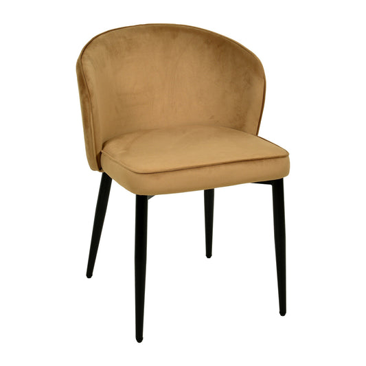 Chaise en velours anti tâche - TREVOR