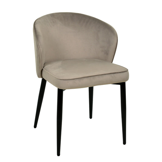 Chaise en velours anti tâche - TREVOR