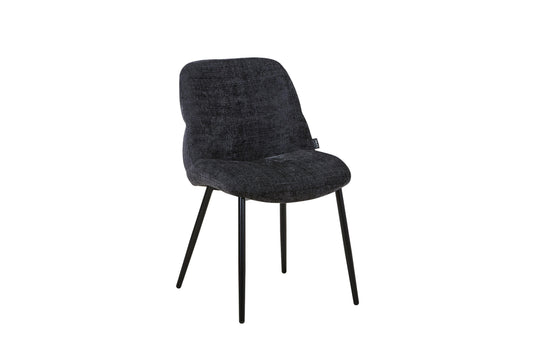 Chaise en tissu anti tache, 50x61,5xH84CM - NELIA