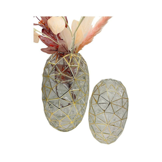 Vase en verre transparent, D15xH25 cm