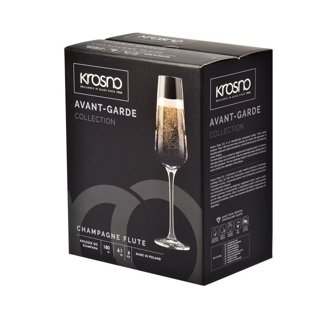 Pack de 6 verres en cristal 180ml Krosno