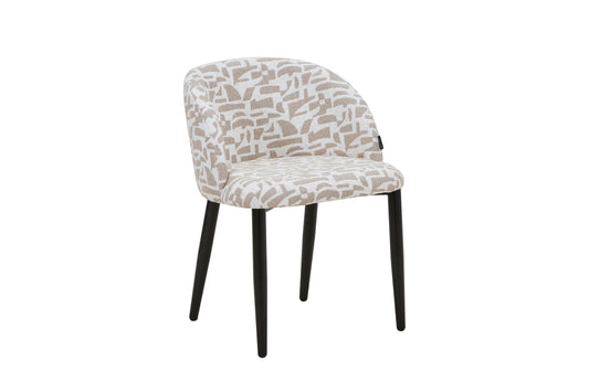 Chaise en tissu anti tache, 60x57,5xH75,5CM - MARISSA