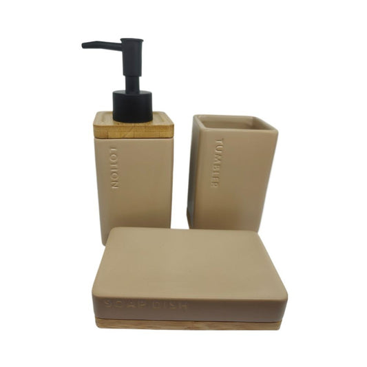 Set de 3 accessoires sdb