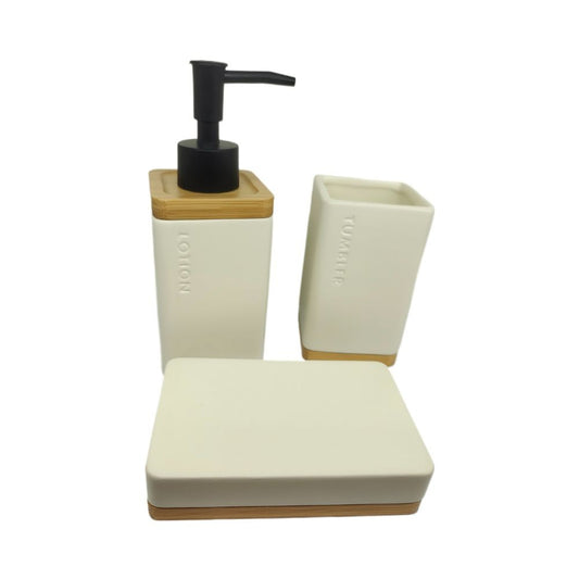 Set de 3 accessoires sdb