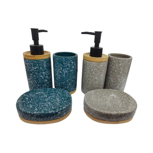 Set de 3 accessoires sdb, ( 2 couleurs )