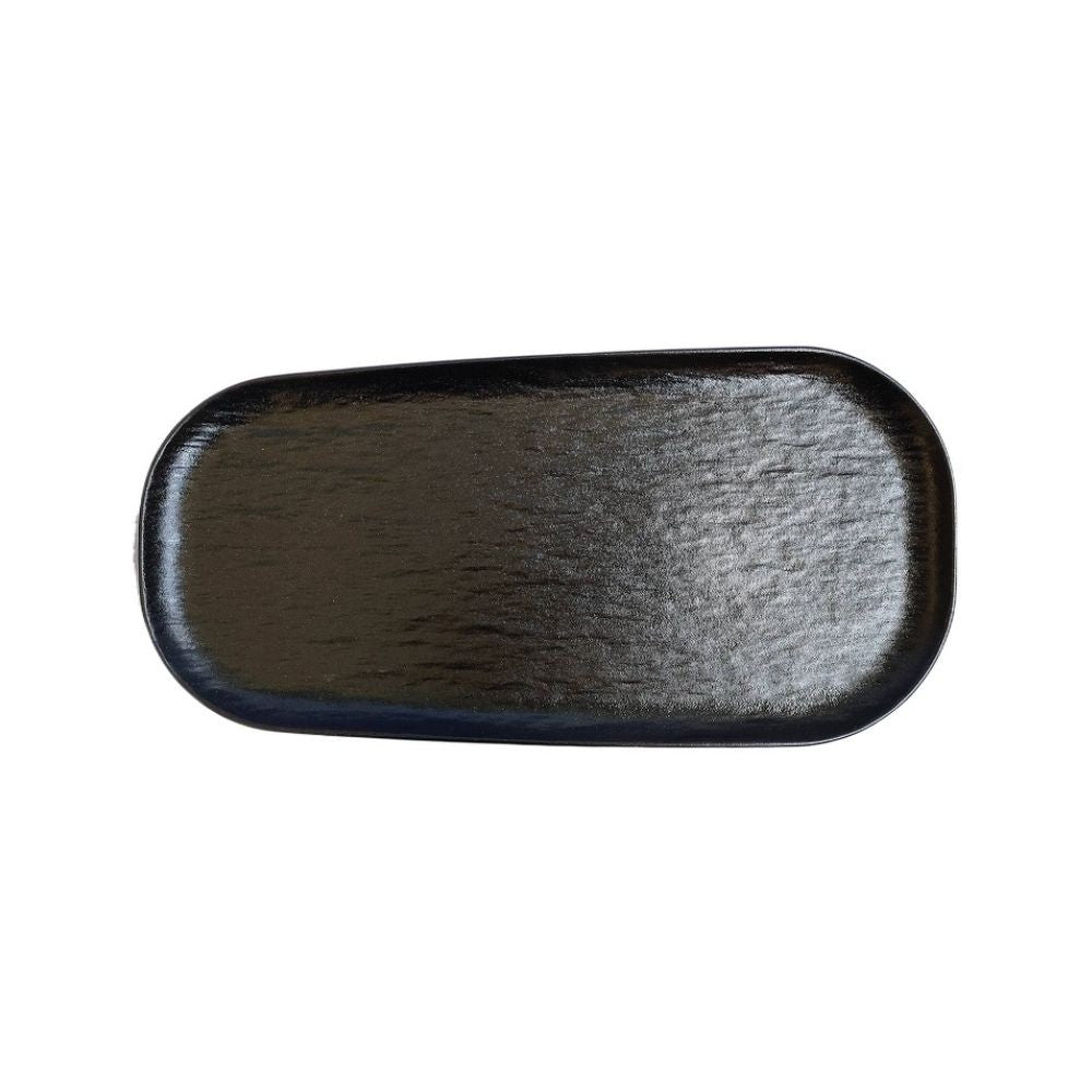 Assiette de présentation en ceramique, 31x15,5xH2CM