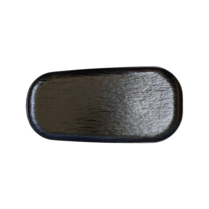 Assiette de présentation en ceramique, 31x15,5xH2CM
