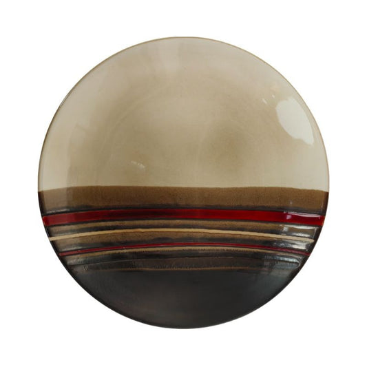 Assiette plate en ceramique, D27,5CM - RUBEN