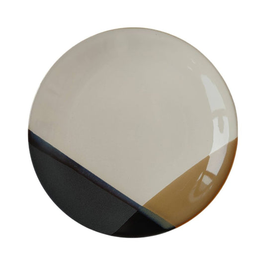 Assiette plate en ceramique, D28CM - TREVOR
