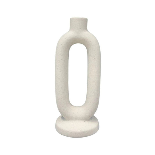 Vase en ceramique blanc